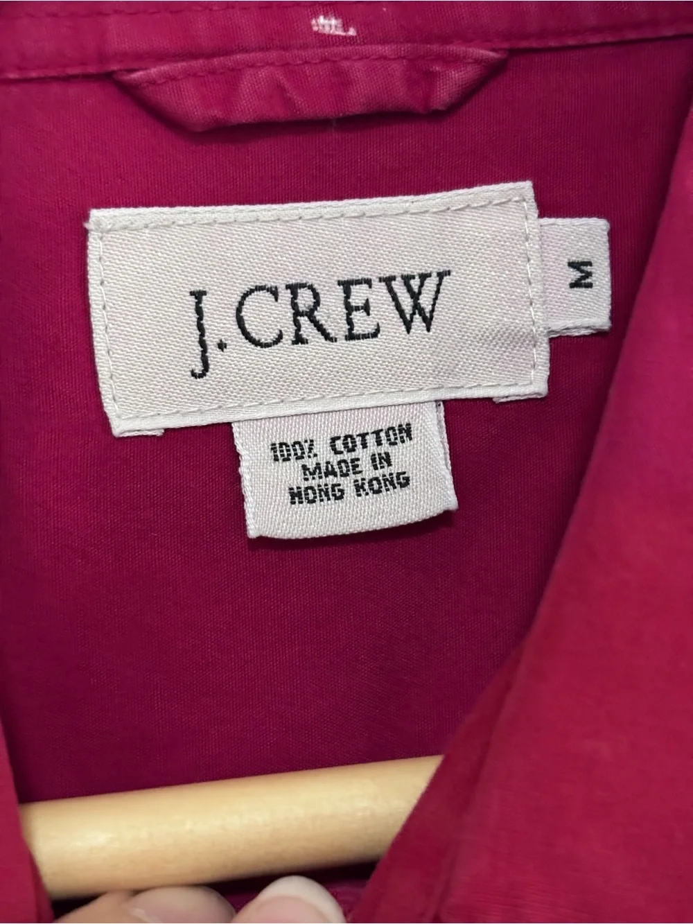 J Crew Men's Short-Sleeve Button-Down Shirt in‎ Red size M
